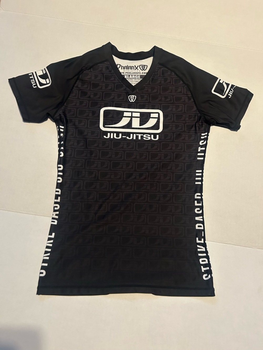 Jiu jitsu t-shirt XL black color (A2)